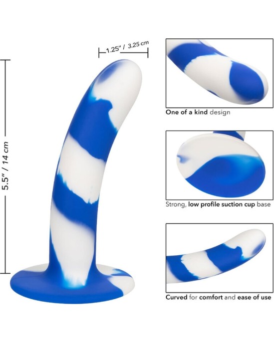 Calexotics ADMIRAL SWIRL DILDO FLEXIBLE