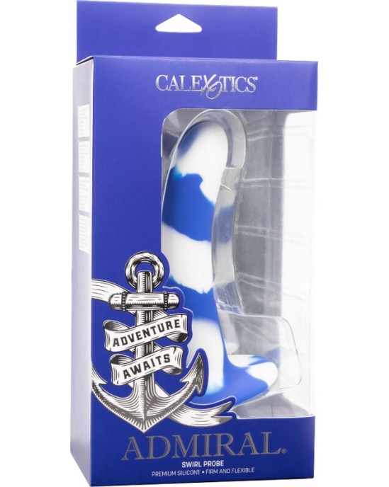 Calexotics ADMIRAL SWIRL DILDO FLEXIBLE