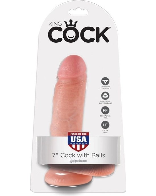 King Cock Cock with Balls 7 - Flesh