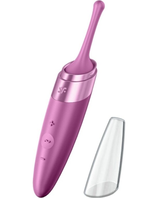 Satisfyer Vibrator SATISFYER - TWIRLING DELIGHT CLIT TIP VIBRATOR PURPLE