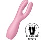 Satisfyer Vibrator SATISFYER - THREESOME 3 VIBRATOR PINK