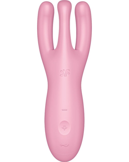 Satisfyer Connect SATISFYER - THREESOME 4 VIBRATOR APP PINK