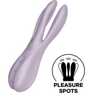 Satisfyer Vibrator SATISFYER - THREESOME 2 VIBRATOR VIOLET