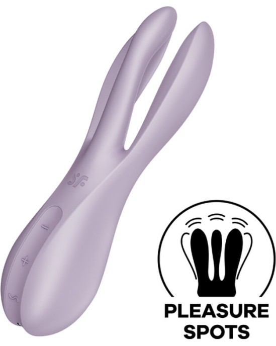 Satisfyer Vibrator SATISFYER - THREESOME 2 VIBRATOR VIOLET