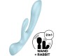Satisfyer Vibrator SATISFYER - TRIPLE OH HYBRID VIBRATION BLUE