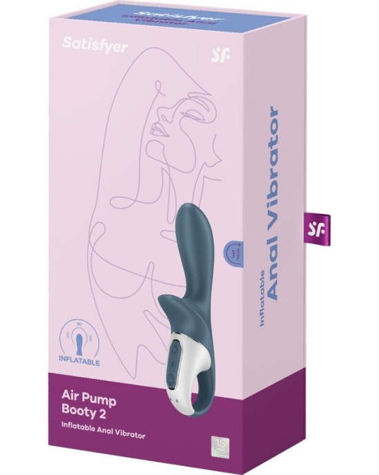 Satisfyer Vibrator SATISFYER - AIR PUMP BOOTY 2 DARK GREY