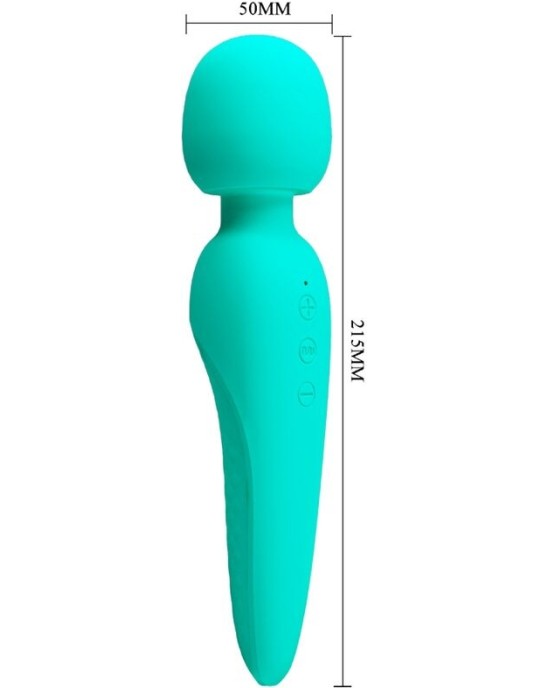 Pretty Love Smart PRETTY LOVE - MEREDITH MASSAGER 12 VIBRATION MODES AQUA GREEN