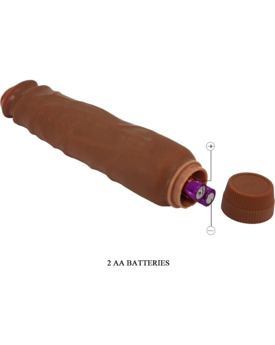 Baile JACK REALISTIC VIBRATOR 26 CM MULATTO