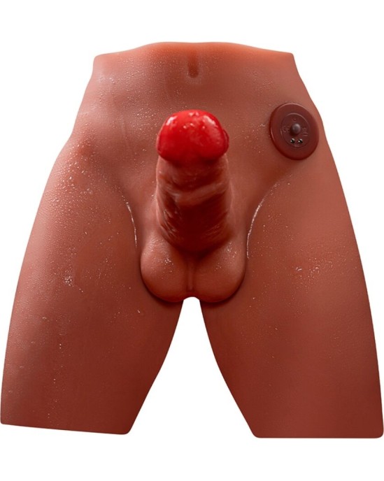 Xise JASON REALISTIC DILDO MASTURBATOR WITH THRUSTING AND VIBRATION 17 CM