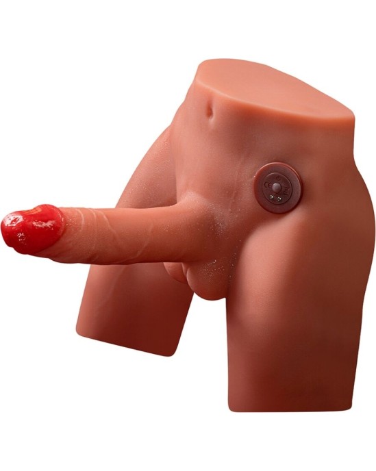 Xise JASON REALISTIC DILDO MASTURBATOR WITH THRUSTING AND VIBRATION 17 CM