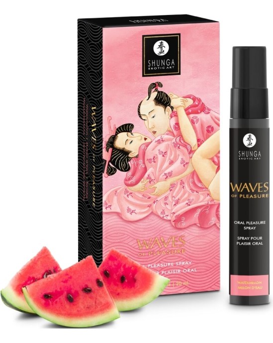 Shunga Aphrodisiacs SHUNGA - WAVES PLEASURE SPRAY ORAL SEDUCTIVE WATERMELON 20 ML