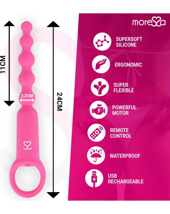 Moressa RONIE REMOTE CONTROL ANAL PLEASURE PINK