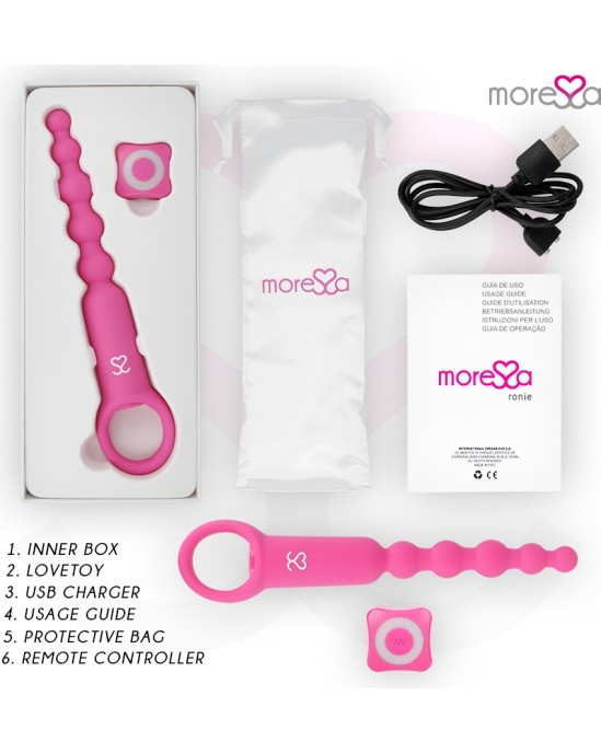 Moressa RONIE REMOTE CONTROL ANAL PLEASURE PINK