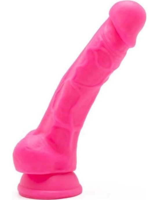 Get Real HAPPY DICKS 19 CM WITH BALLS PINK