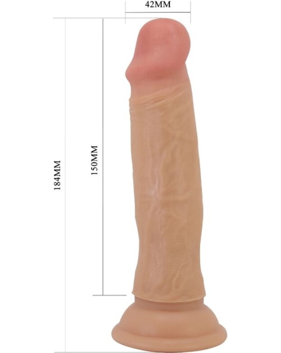 Pretty Love QUENTIN REALISTIC DILDO 18 CM FLESH