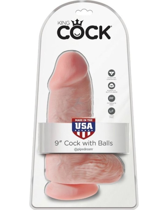 King Cock REALISTIC PENIS CHUBBY 23 CM