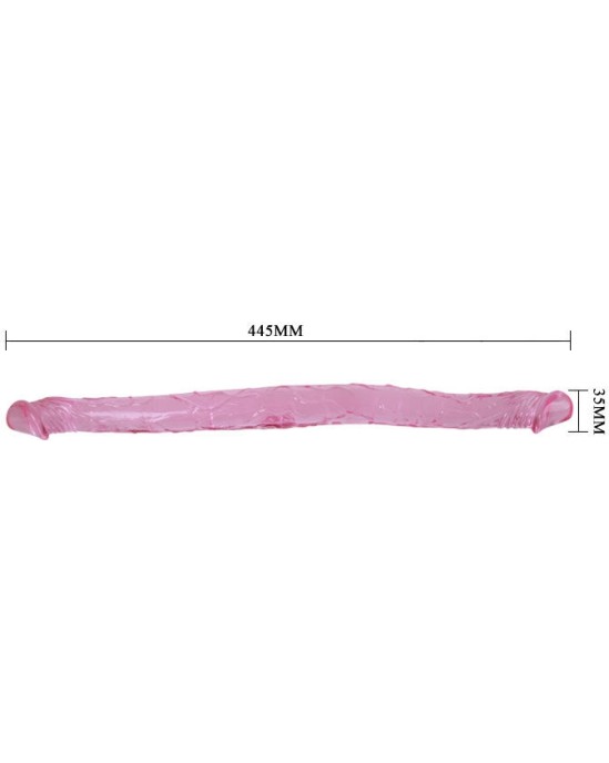 Baile Anal BAILE - DOUBLE DONG LILAC 44.5 CM