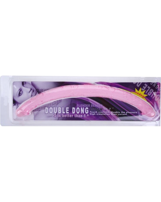 Baile Anal BAILE - DOUBLE DONG LILAC 44.5 CM