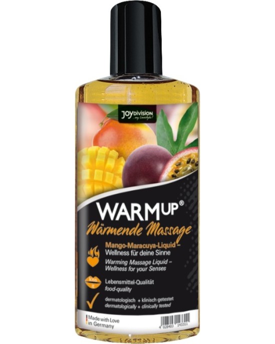Joydivision Aquaglide WARMUP MANGO AND MARACUYA MASSAGE OIL 150 ML