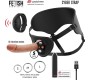 Fetish Submissive CYBER STRAP - HARNESS WITH DILDO AND BULLET REMOTE CONTROL WATCHME S TECHNOLOGY