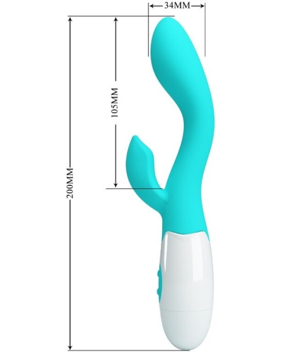 Pretty Love Flirtation PRETTY LOVE - BRIGHTY G-SPOT VIBRATOR AQUA GREEN
