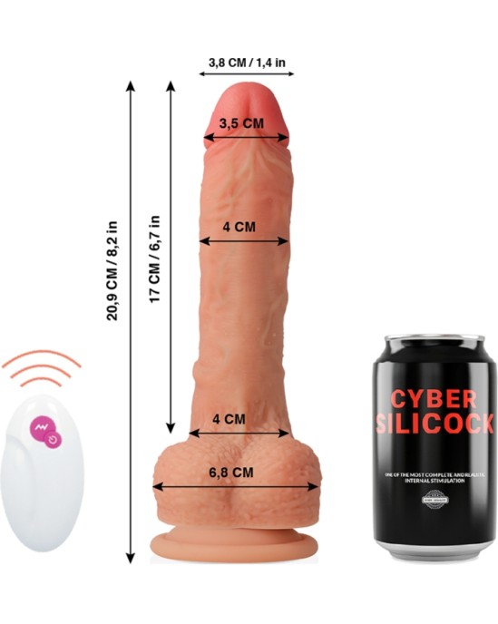 Cyber Silicock REMOTE CONTROL REALISTIC MASTER HUCK 20.9 CM -O- 4 CM