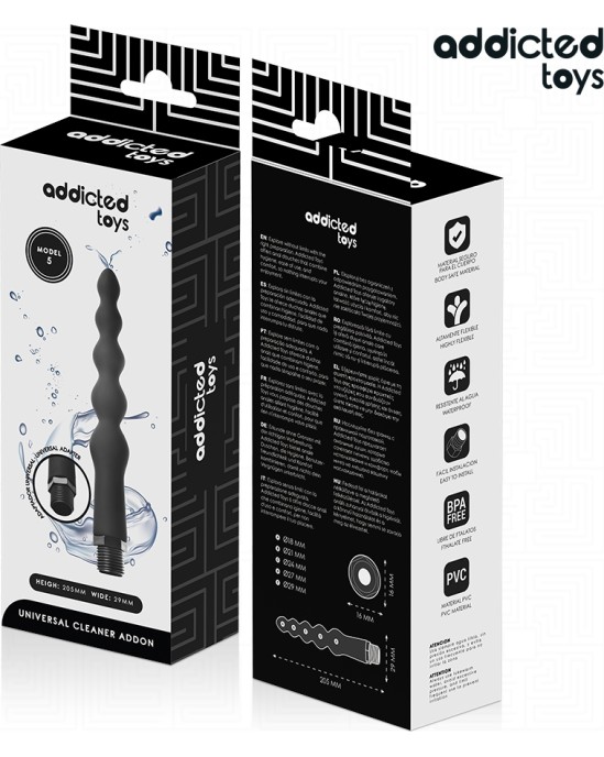 Addicted Toys ANAL CLEANER WITH UNIVERSAL ADAPTER MODEL 5