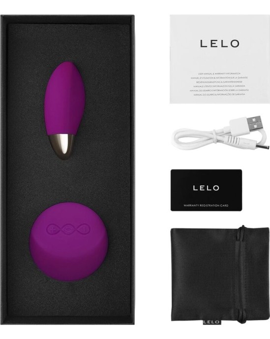 Lelo LYLA 2 INSIGNIA DESIGN EDITION PURPLE MASSAGER EGG