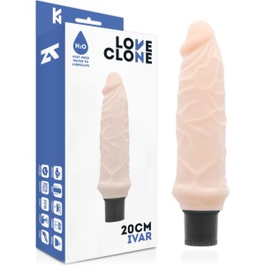 Loveclone IVAR SELF LUBRICATION VIBRATOR 20 CM -O- 3.7 CM