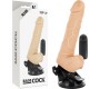 Basecock REALISTIC VIBRATOR REMOTE CONTROL FLESH 18.5 CM -O- 4CM