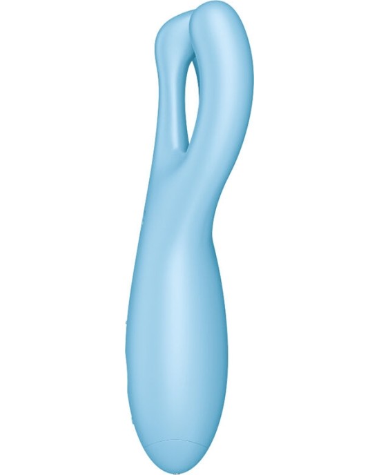 Satisfyer Connect SATISFYER - THREESOME 4 VIBRATOR APP BLUE