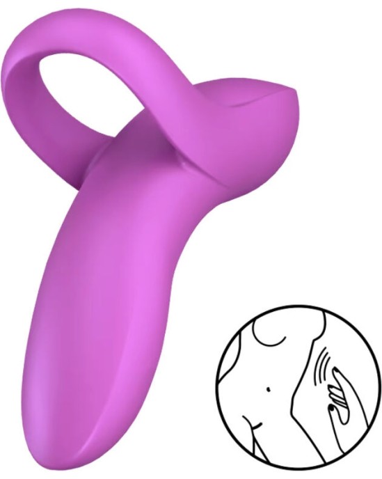 Satisfyer Vibrator SATISFYER - BOLD LOVER FINGER VIBRATOR PINK