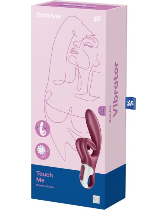 Satisfyer Vibrator SATISFYER - TOUCH ME RABBIT VIBRATION RED
