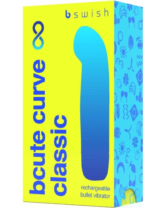 B Swish BCUTE CURVE INFINITE CLASSIC RECHARGEABLE SILICONE VIBRATOR YELLOW