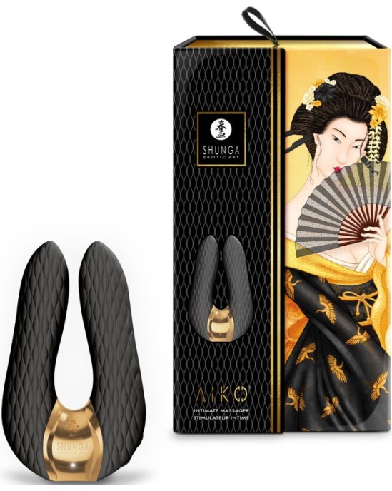 Shunga Toys SHUNGA - AIKO INTIMATE MASSAGER BLACK