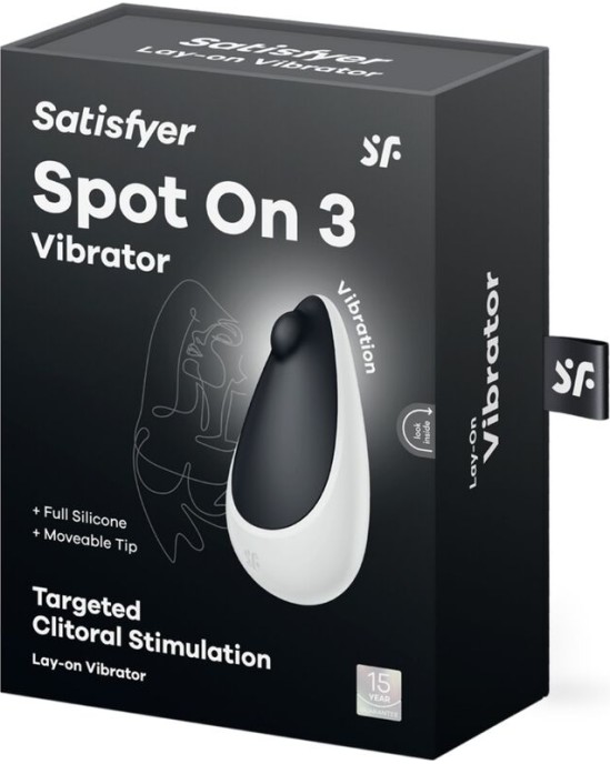 Satisfyer Vibrator SATISFYER - SPOT ON 3 CLITORIS STIMULATOR BLACK