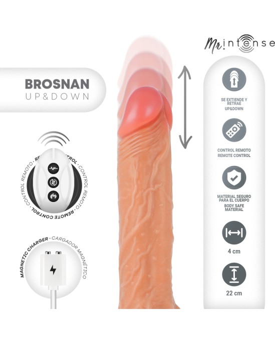 Mr. Intense MR INTENSE - BROSNAN REALISTIC PENIS REMOTE CONTROL 22 CM -O- 4 CM