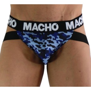 Macho Underwear MACHO - MX28MA JOCK MILITARY BLUE M