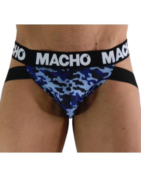 Macho Underwear MACHO - MX28MA JOCK MILITARY BLUE M