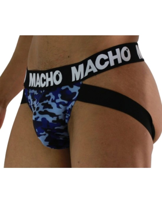 Macho Underwear MACHO - MX28MA JOCK MILITARY BLUE M