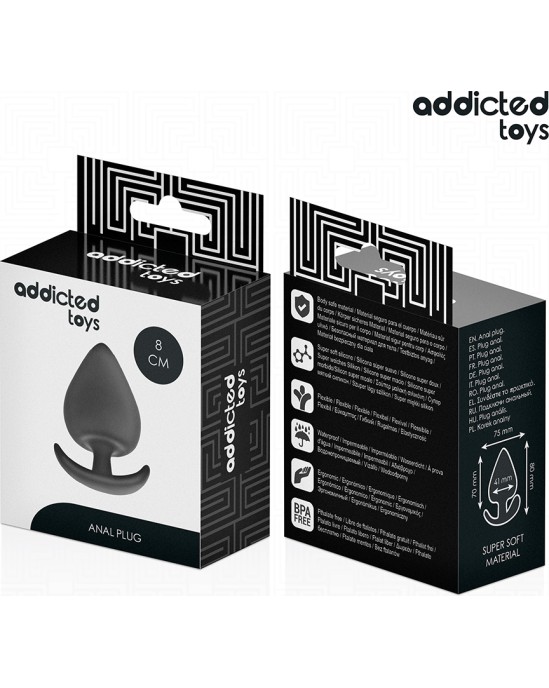 Addicted Toys ANAL PLUG SILICONE SIZE L 8 CM