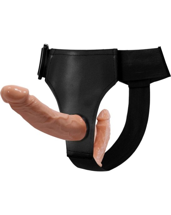 Baile Harness Collection BAILE - ULTRA PASSIONATE DOUBLE DILDOS WITH HARNESS