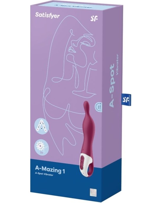 Satisfyer Vibrator SATISFYER - AMAZING 1 ASPOT VIBRATOR BERRY