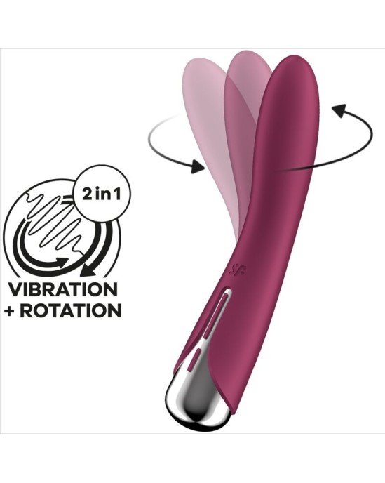 Satisfyer Vibrator SATISFYER - SPINNING VIBE 1 G-SPOT ROTATOR VIBRATOR RED