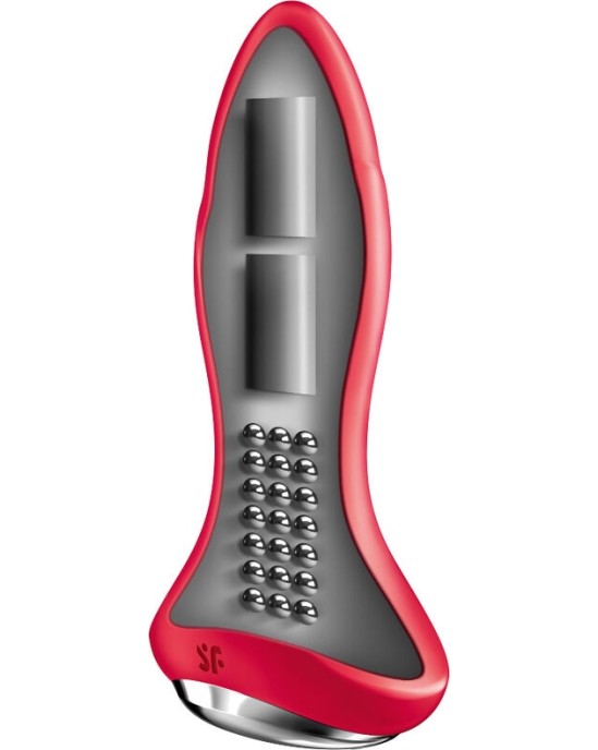 Satisfyer Connect SATISFYER - ROTATOR PLUG 1+ VIBRATING PLUG APP RED