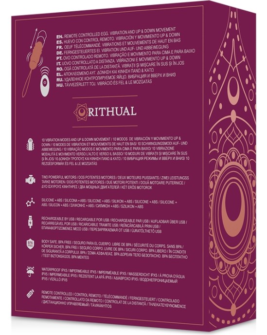 Rithual REVA EGG REMOTE CONTROL UP&DOWN SYSTEM + VIBRATION