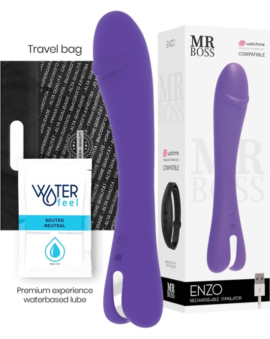 Mr. Boss MR BOSS - ENZO VIBRATOR WATCHME WIRELESS TECHONOLOGY COMPATIBLE