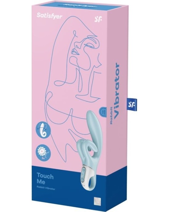 Satisfyer Vibrator SATISFYER - TOUCH ME RABBIT VIBRATION BLUE