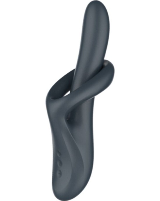 Satisfyer Vibrator SATISFYER - HEAT FLEX 4 HEAT EFFECT VIBRATOR 12 VIBRATIONS GREY