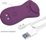Pretty Love MANE LAY ON CLITORIS MASSAGER 10 VIBRATIONS REMOTE CONTROL PURPLE